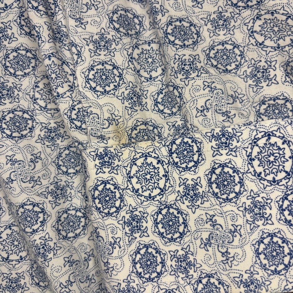 Larry Mahan Shirt Mens XXL Cowboy Collection Blue Paisley Pearl Snap Sawtooth - Picture 13 of 13
